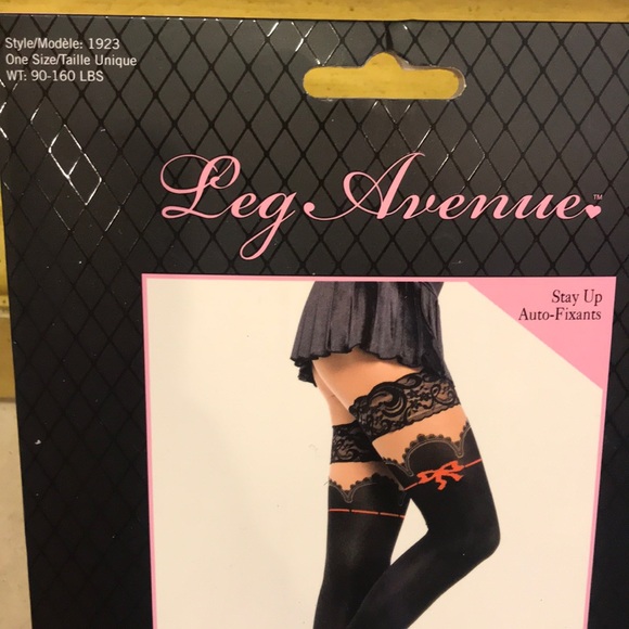 Brand new sheer stay up lace thigh highs - Picture 3 of 8
